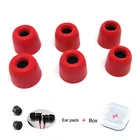 6 шт.3 пары, подушечки для наушников ANJIRUI T100 из пены с эффектом памяти, 3,0 мм (L M S)