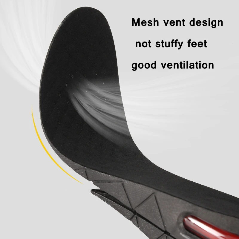 3-7.5cm Height Invisible Increase Insole Height Lift Adjustable Cutting Shoe Heel Insert Women's Men's Universal Insole