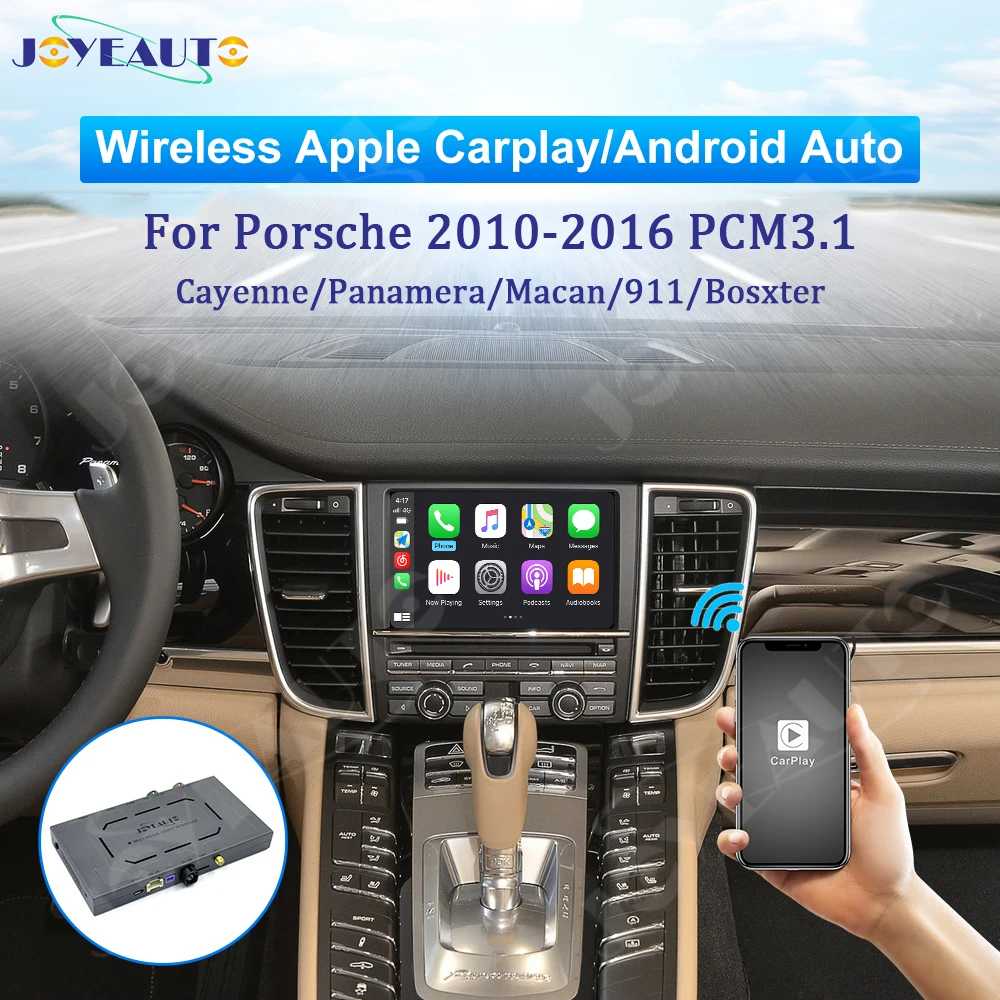 Joyeauto беспроводной Apple Carplay для Porsche Cayenne 958 Panamera 911 Bosxter Macan PCM3.1 2016 2010 Аксессуары