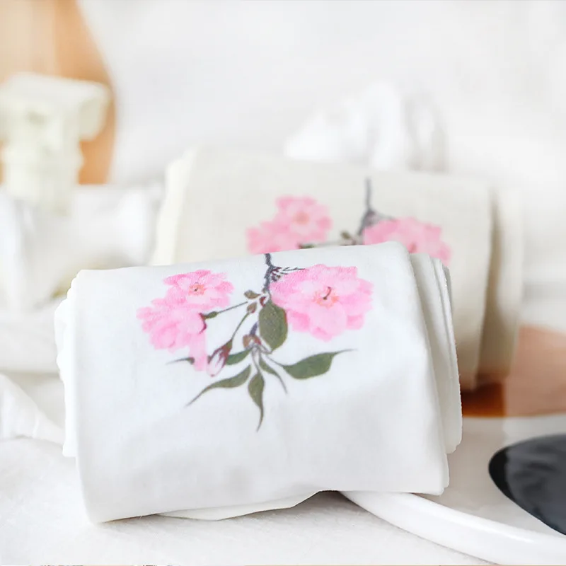 Винтажные колготки для девочек с цветочным принтом 80D сезон осень-зима