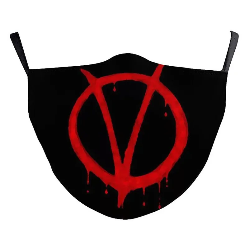 Пленка V для Вендетта искусственная маска лица пылезащитный реквизит мужчин и