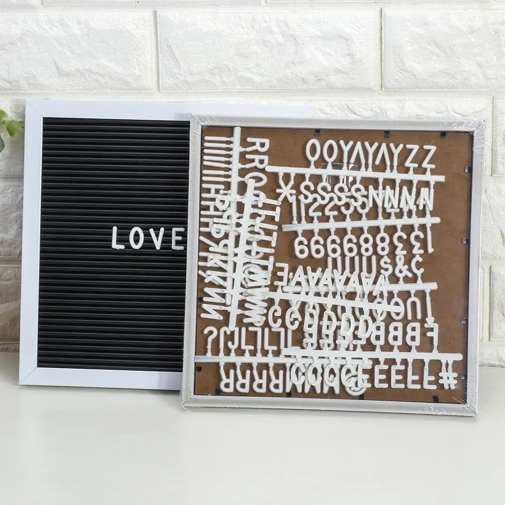 

Message Board Desktop Ornament Decoration With 143Pcs Letter Numbers Symbols birthday present Home Decor Letter Board