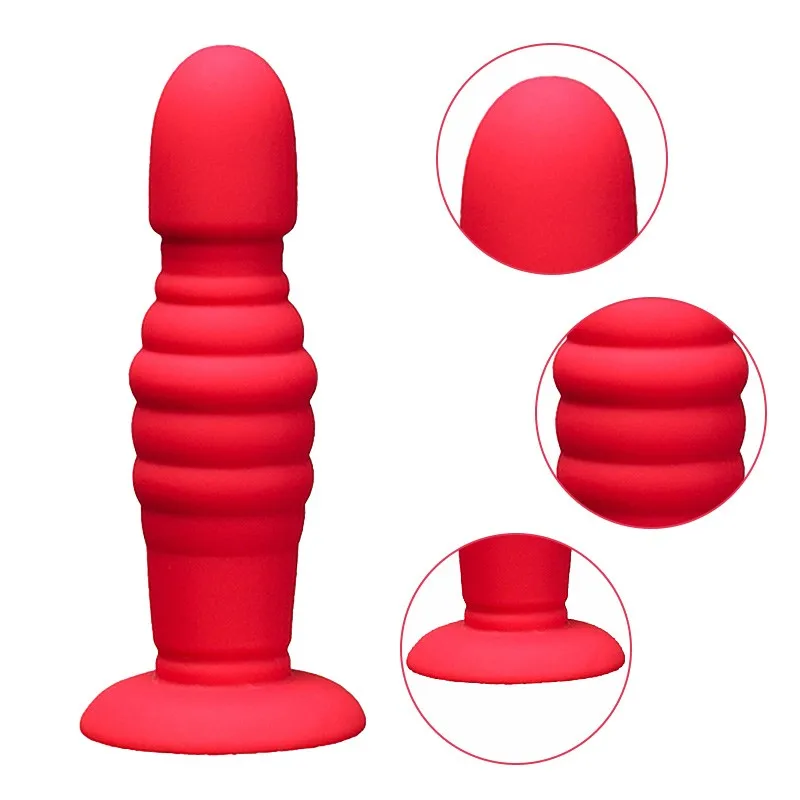 Анальная пробка унисекс фаллоимитатор Массаж простаты Анальный тренажер для пар