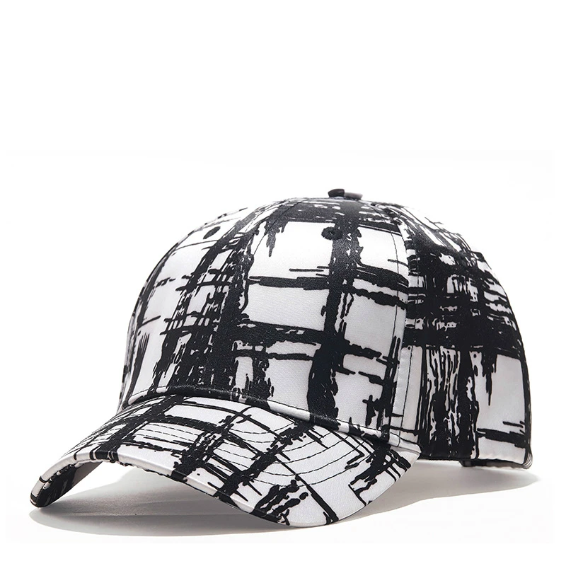 

New Hat Black and White Casquette Men and Women Baseball Cap