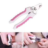 pet cat nail clipper set dog nail clipper splash proof nail portable half moon pet beauty tools