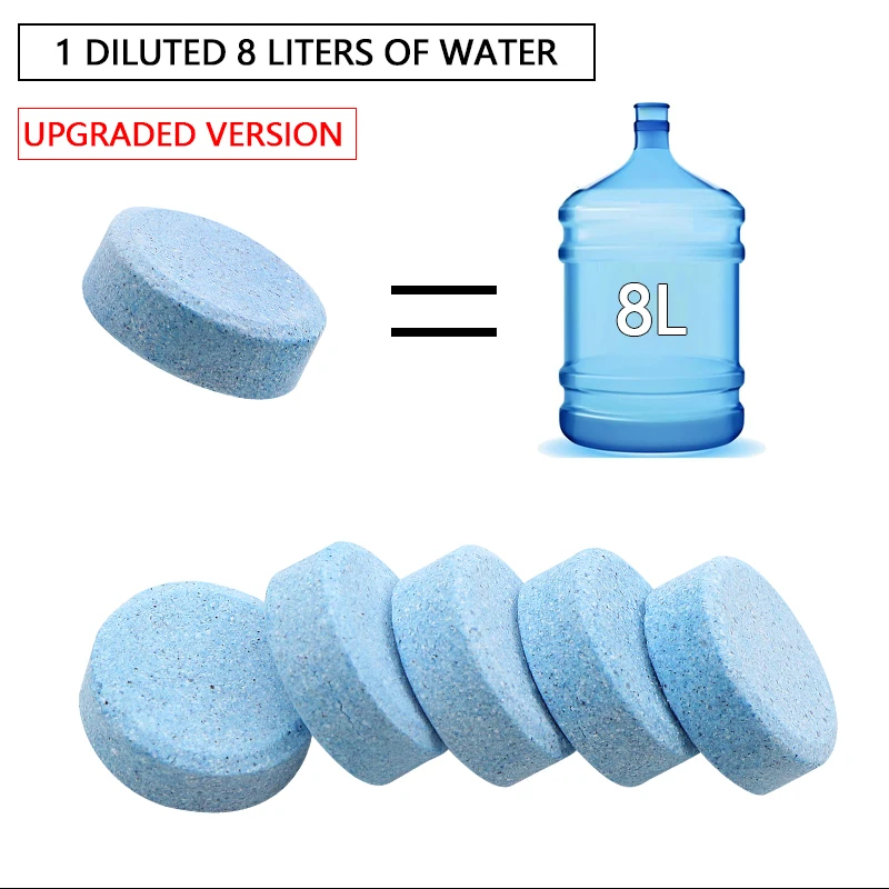1 шт. = 4L водяное ветровое стекло автомобиля моющее средство Компактное шипучие