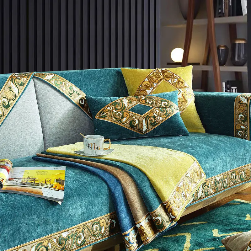 hot sale discount high end sofa cover fashionable light luxury nordic style general non slip leather sofa cover cover towel free global shipping