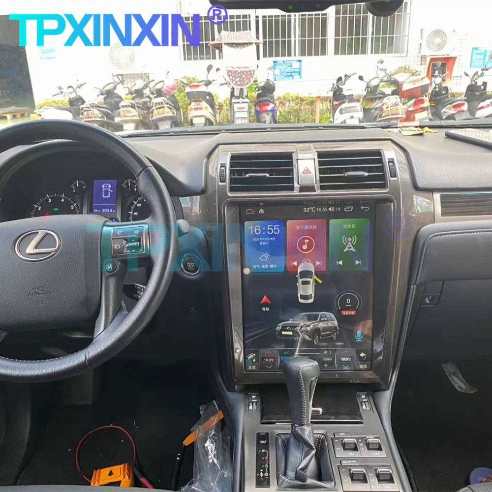 

4G LTE Carplay Android 10 4 + 128G для Lexus GX400 GX460 2010-2019 автомобильное радио GPS-навигация головное устройство мультимедийный плеер Авто Стерео