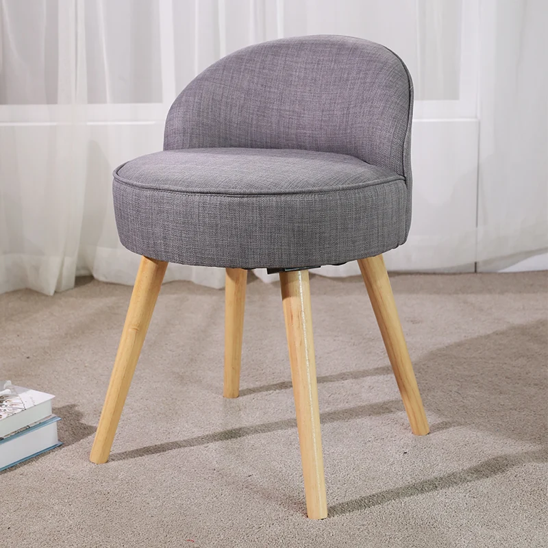 Современный минималистичный стул для макияжа маникюра в скандинавском стиле с