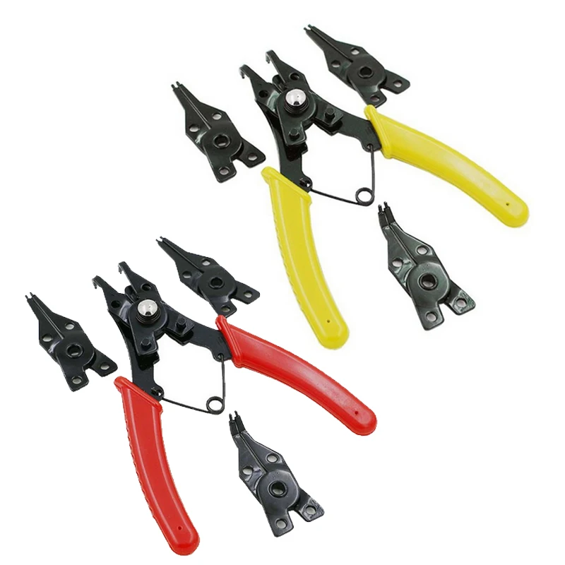 4 IN 1 Set Multi-function Pliers Snap Ring Tools Multi Crimp Tool Internal External Remover Retaining Circlip | Инструменты