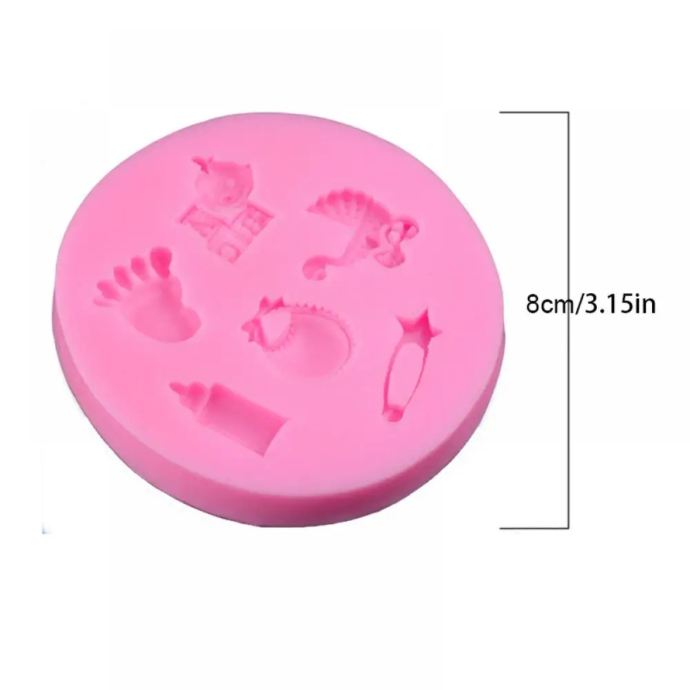 Baby Shower вечерние силиконовые формы шоколада карамельный торт украшения выпечки