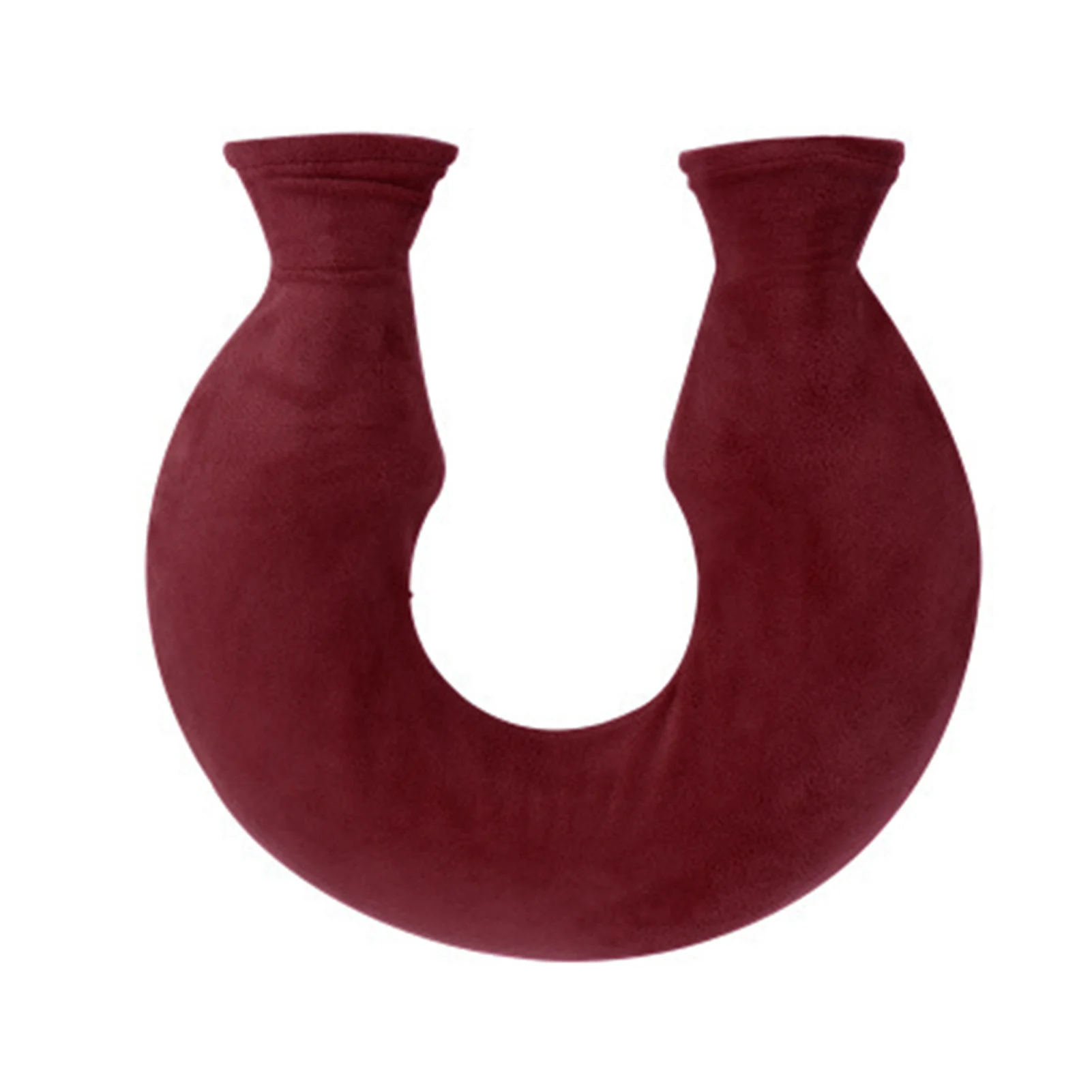 

Подарок на плечи, домашняя переносная защита шеи из ПВХ, нескользящая бутылка для горячей воды, U-образная защита от боли, герметичная, для пу...