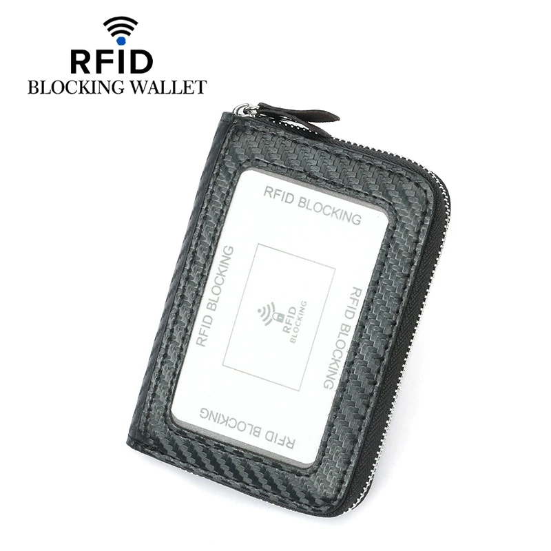 Мужской кошелек с RFID защитой многофункциональная сумка клатч несколькими