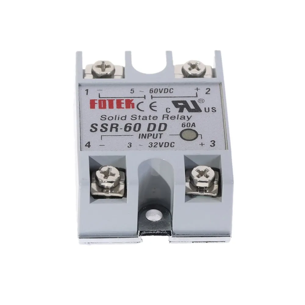 DC Однофазное твердотельное реле SSR 60DD Module 60A DD входное напряжение 3 32V TO 5 60V