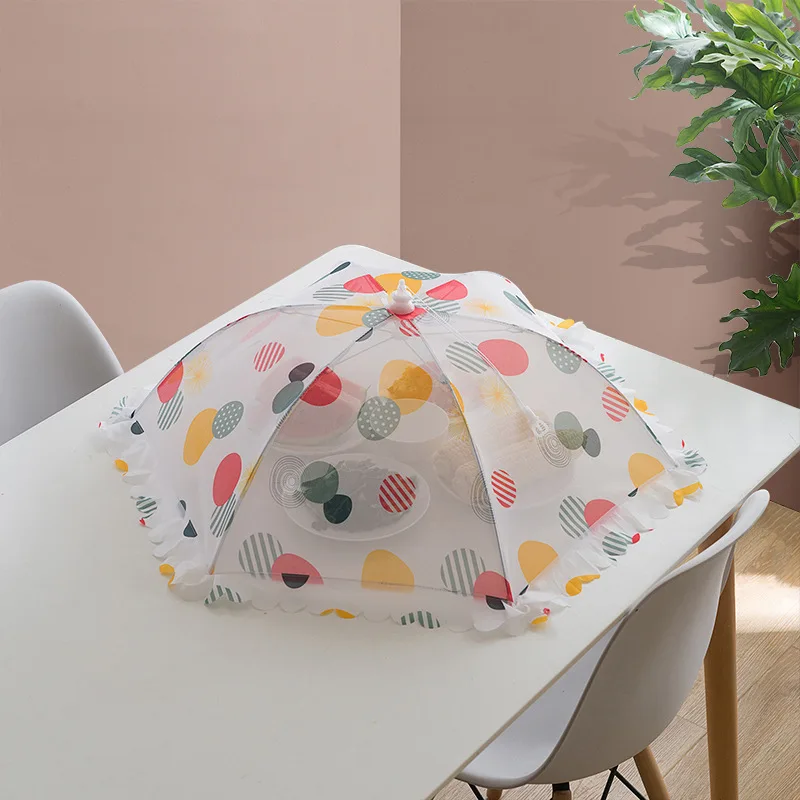 Складной Сетчатый Чехол для стола с защитой от мух москитный зонт укрепляющий