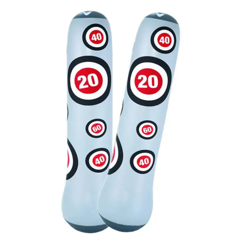 

160cm Boxing MMA Target Bag Inflatable Punching Bag Tumbler Muay Thai Training