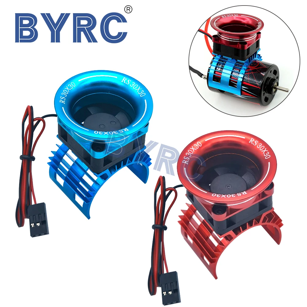 Крышка радиатора двигателя + охлаждающий вентилятор для WLtoys A959-B 144001 124019 HSP 1/8 1/10 RC