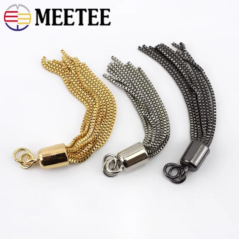 Meetee 5/10 шт. 95 мм Металлические Ювелирные изделия кисточка подвесная Пряжка брелок