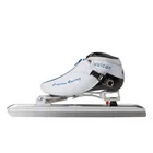 Профессиональные коньки CITYRUN со съемным коньком, 6-слойные коньки из углеродного волокна, Инлайн лезвие для скоростного катания на коньках, нож 430 мм, 62-64