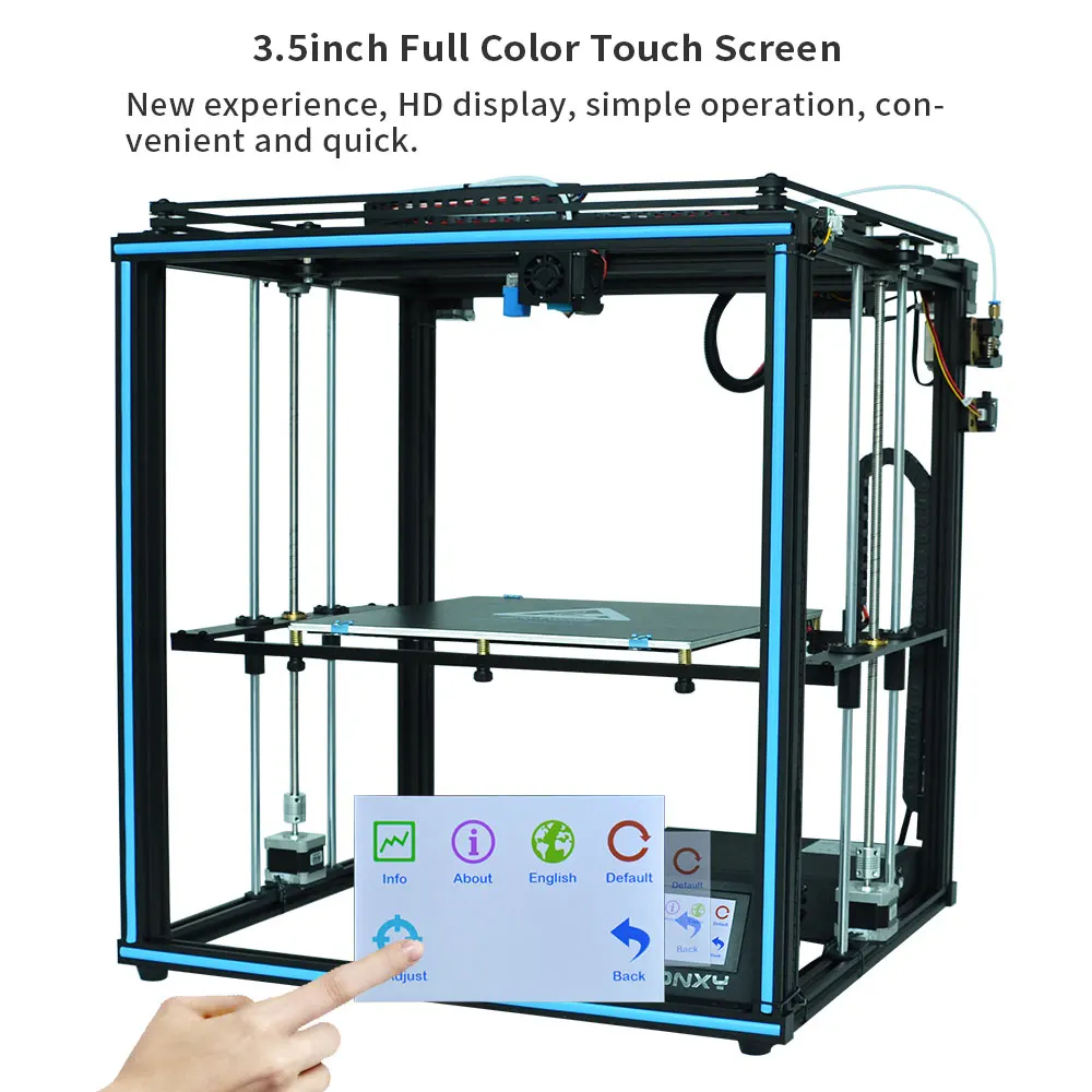 Tronxy X5SA X5SA-400 новые 3D-принтеры авто-Level большой Размеры предварительная сборка