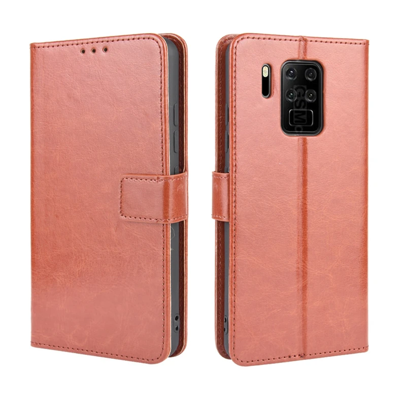 ultrathin solid color flip leather phone case for infinix oukitel c18 c19 c21 c22 c23 wp5 wp6pro card wallet shockproof cases free global shipping