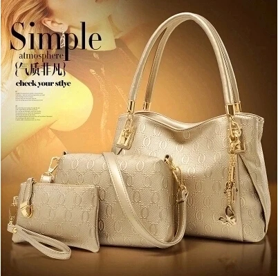 Женская сумка костюм из трех предметов Повседневная через плечо в европейском и