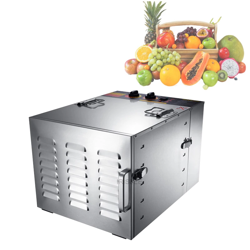 

Промышленная сушилка для фруктов и овощей, десять слоев из нержавеющей стали, 2020