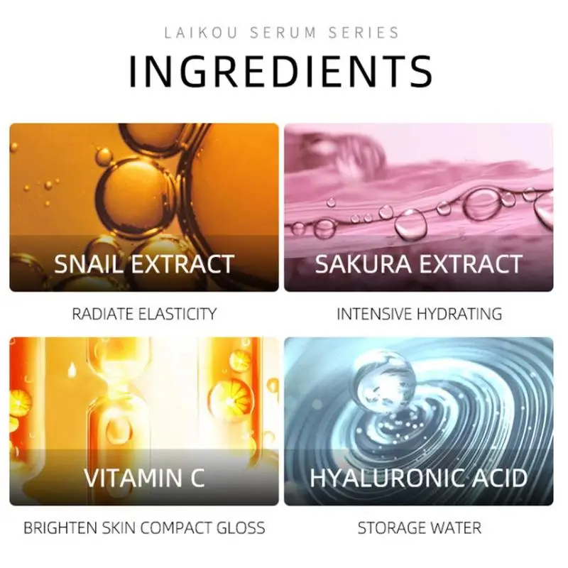 Уход за кожей лица Сыворотки чаем &quotЗолотая Улитка и витамином C отбеливание