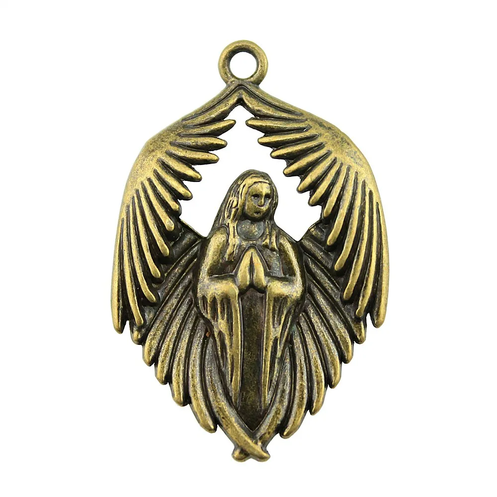 4 шт. Подвески в виде ангела-хранителя подвески крыльев Ангела-хранителя для