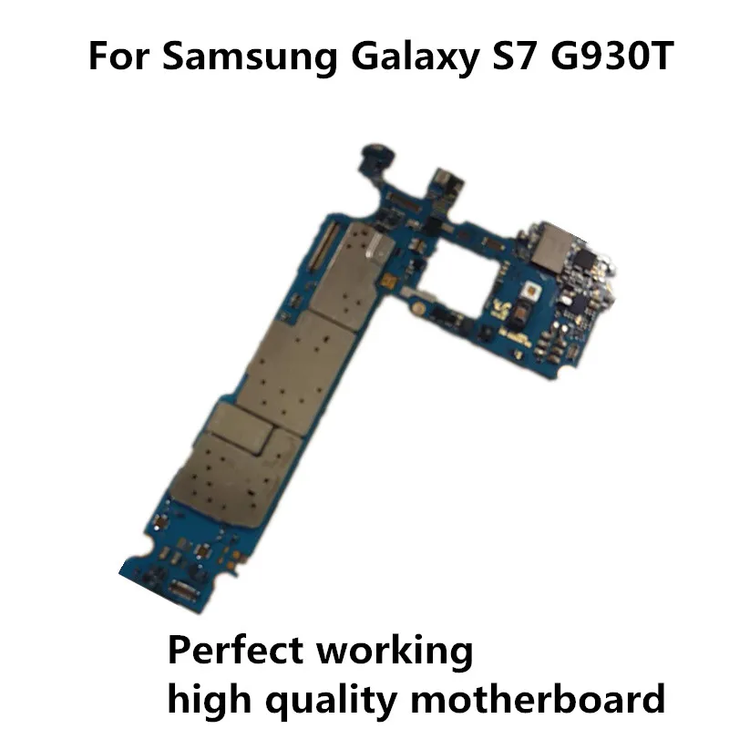 Used For Samsung Galaxy S7 G930T Motherboard Original MainBoard Unlocked With Chips IMEI OS Good Working Logic Board | Мобильные