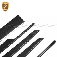 For Porscher Macan Carbon Fiber Interior Trim 7 pieces Fit For macan 95B style plain carbon fiber Inner Trims Decoration 00374