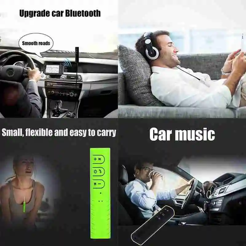 

Car Bluetooth Receiver Adapter Transmitter 3.5Mm Jack Adapter Bluetooth Handsfree Headphone Aux Receiver For Car Audio Musi A0A9
