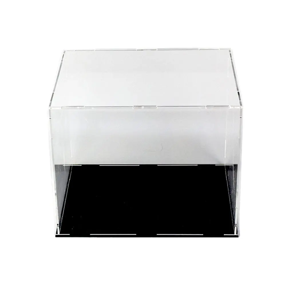 

Black Base Clear Acrylic Showcase Dustproof Model Toy Display Case Action Figures Collectibles Show Box