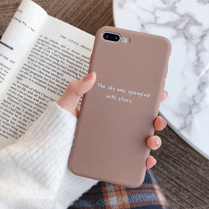 Style 2 Мягкие чехлы для телефона из ТПУ с изображением розовой девушки для iPhone XS MAX XR 11 Pro X 7 8 6 6s Plus, ультратонкие Силиконовые чехлы с простым буквенным принтом - Цвет: Style 2