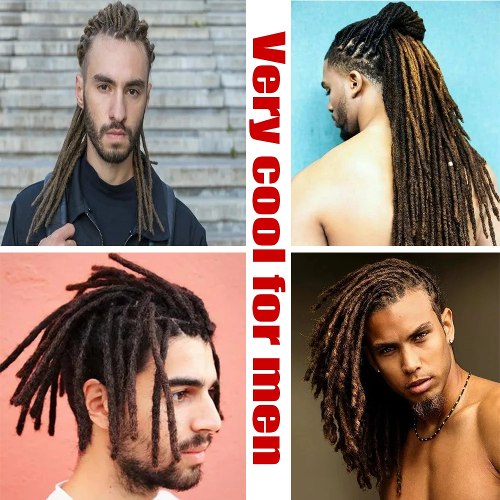 Натуральные дреды ручной работы синтетические волосы для наращивания парик