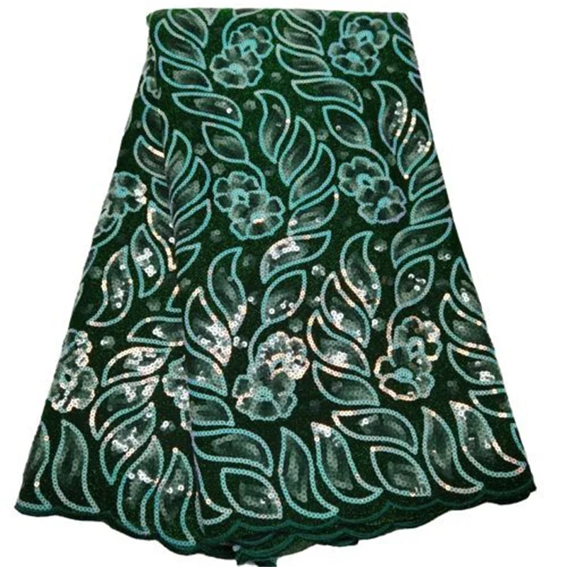 

Multicolor African Lace Fabric With Sequins French Lace Fabric 2022 Gold High Quality Milk Silk Laces For Wedding Party Dress