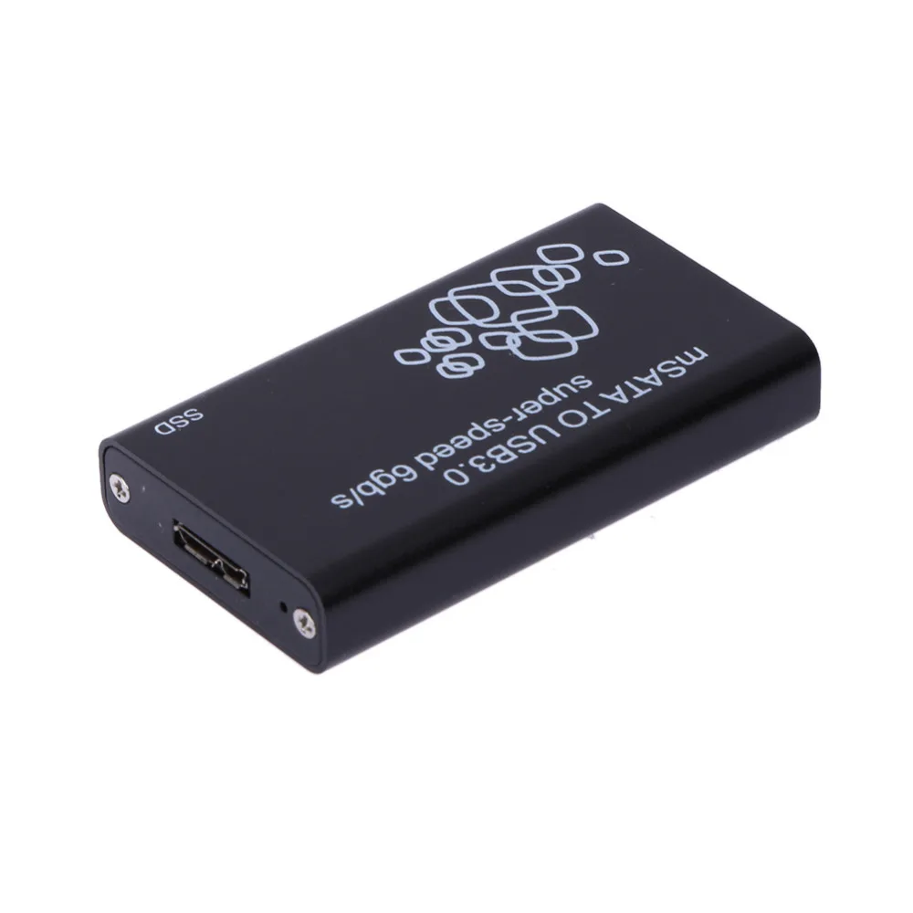 Корпус для жесткого диска mSATA к USB 3 0 SSD внешний корпус HDD Mini чехол msata ssd с кабелем