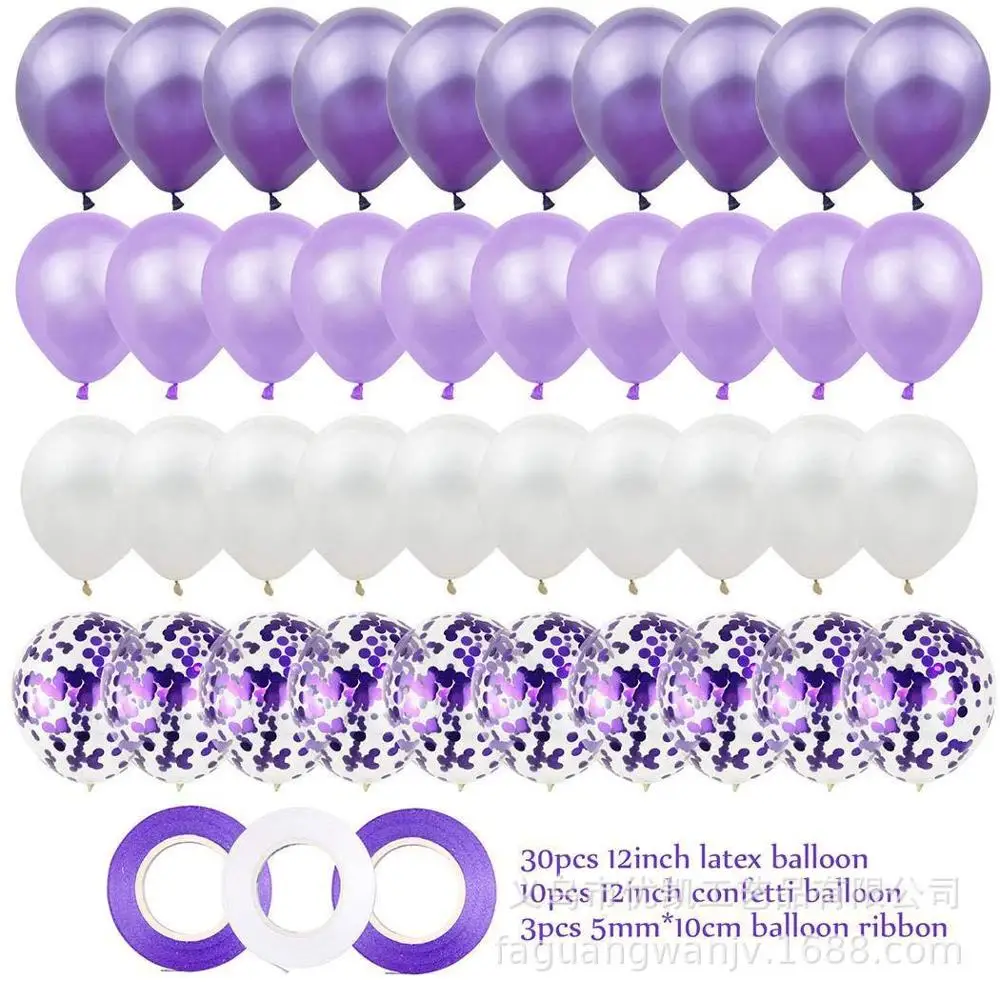 43 шт. воздушный шар &quotКонфетти&quot набор включая Золотой лента для завивки на день