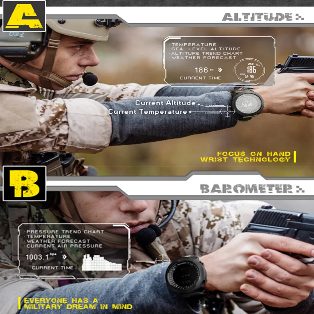 Мужские умные часы 2019 мужские светодиодные цифровые шагомер спортивные наручные