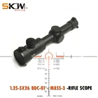 Тактические прицелы SKWoptics 1.25-5x26bdc-01-M855-3, компактный прицел для охотничьей винтовки AK AR,M4, ar15 BDC Сетка