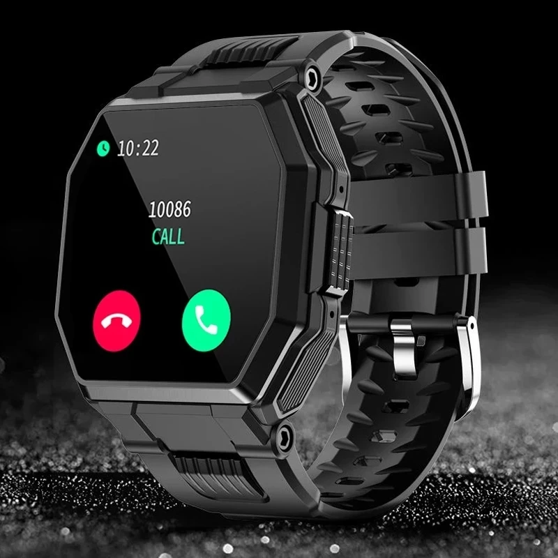 

Smartwatch esportivo masculino, inteligente de luxo com bluetooth, chamada, multifuncional, para telefone, 2021