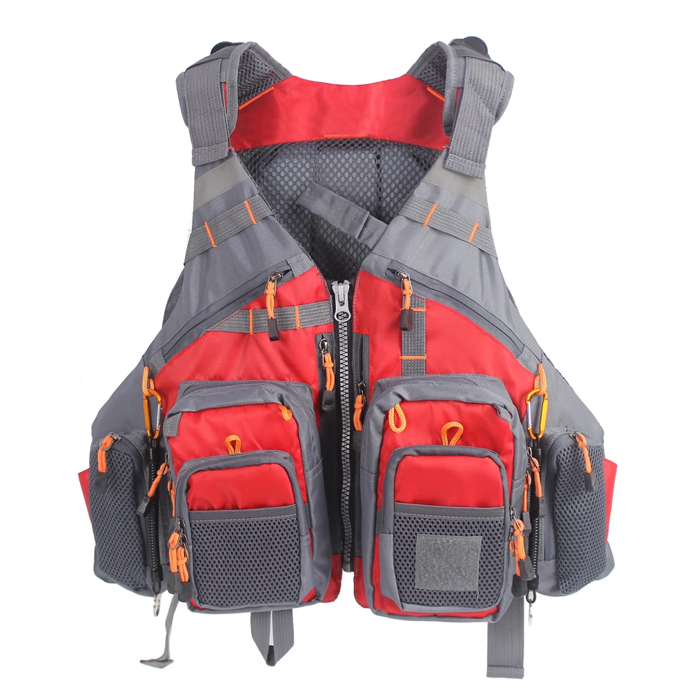 Рюкзак для ловли нахлыстом Куртка рыбалки регулируемая мужчин и женщин