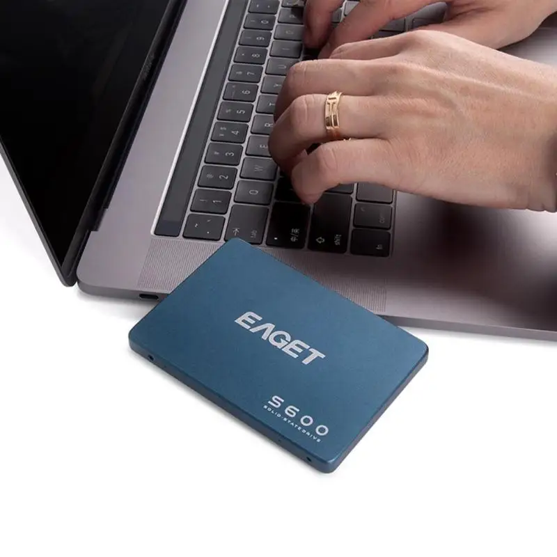EAGET S600 2,5 дюймов SATA 3,0 SSD жесткий диск 128 ГБ/256 Гб внешний твердотельный накопитель для настольного ноутбука ПК твердотельный накопитель