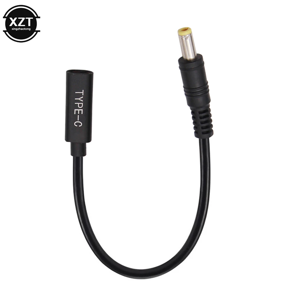 Кабель-адаптер с USB 3 1 Type C на DC 5 5*2 зарядный кабель для Lenovo Asus Dell Hp ноутбук зарядное