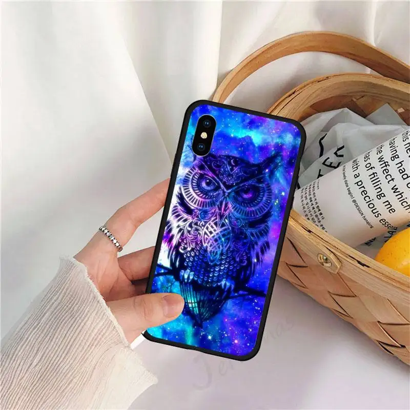 

Cute Owl animal bird pattern Phone Case for iPhone 11 12 pro XS MAX 8 7 6 6S Plus X 5S SE 2020 XR