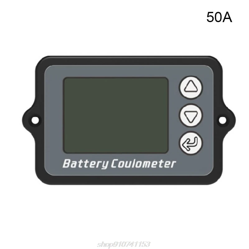 

TK15 50/100A Coulomb Counter Battery Capacity Test Meter LCD Display Ammeter Voltmeter Lithium Power Level N23 20 Dropship