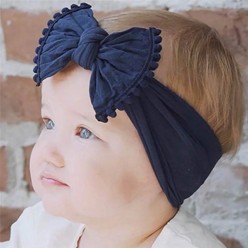Brand New Newborn Toddler Baby Girls Head Wrap Rabbit Big Bow Knot Turban Headband Hair Accessories Gifts | Детская одежда и обувь