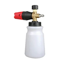 800ml snow foam lance soap bottle high pressure washer jet gun adjustable foam nozzle open column for home auto car washing