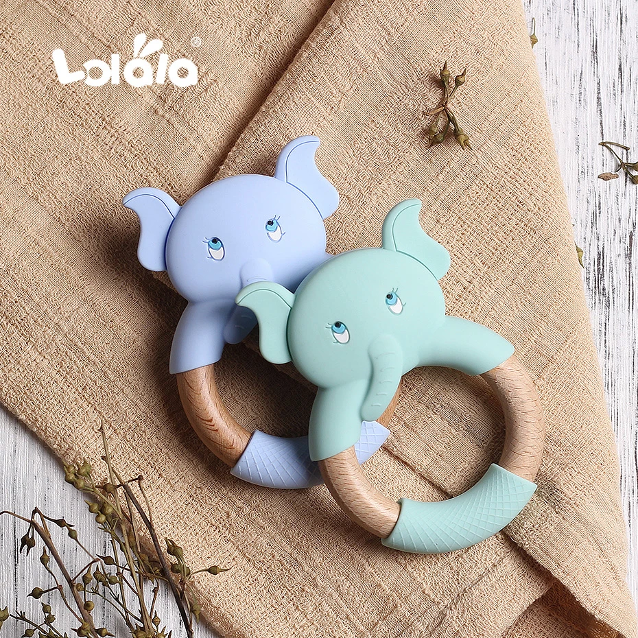 Силиконовые Прорезыватели для зубов из Букового дерева | Игрушки и хобби