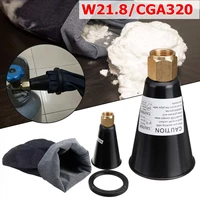new dry ice maker basic edition standard thread valve w21 8cga320 set plastic conecollection bag for 1kgo ring seal